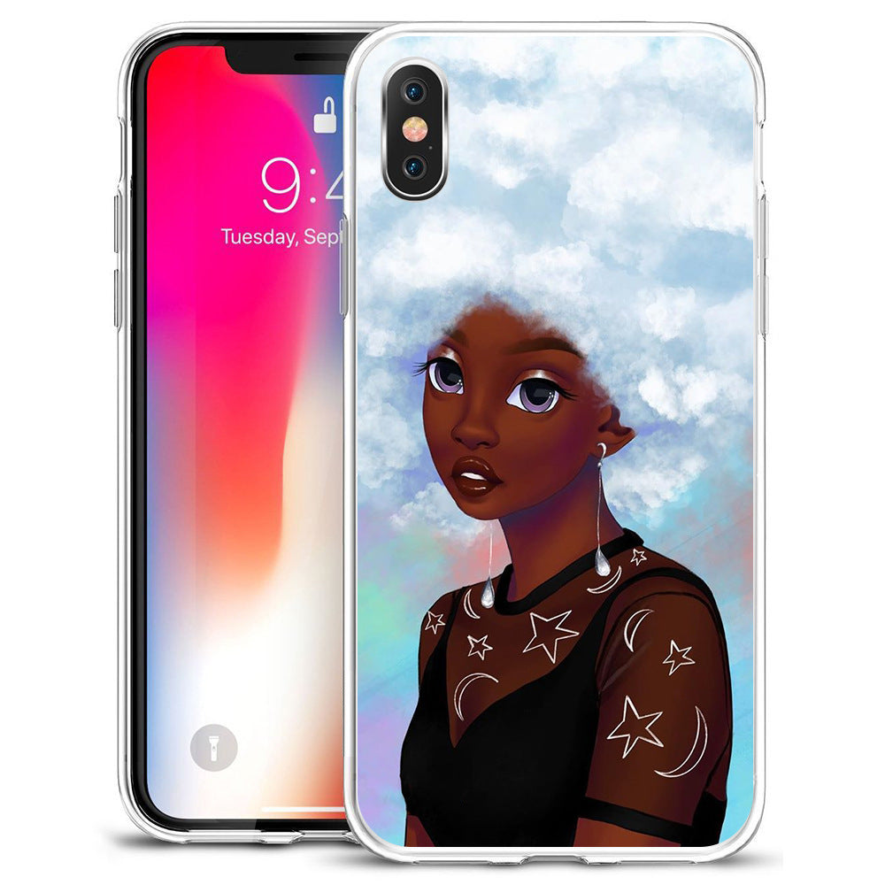 Compatible with Apple , African girl phone case