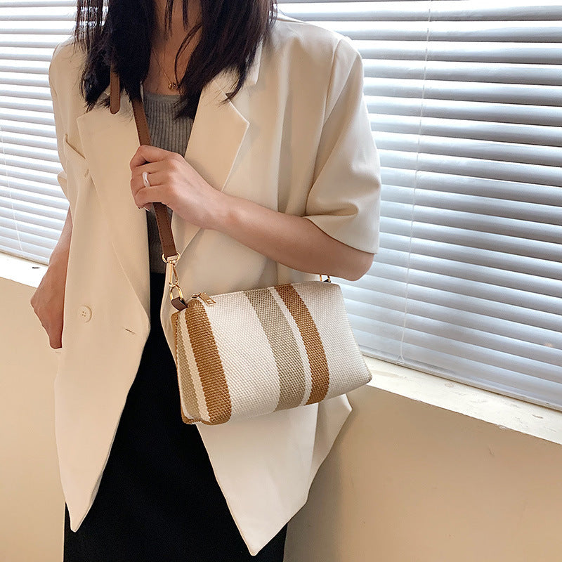 Fashion One-shoulder Big Bag Casual Cloth Bag Commuter Tote Bag