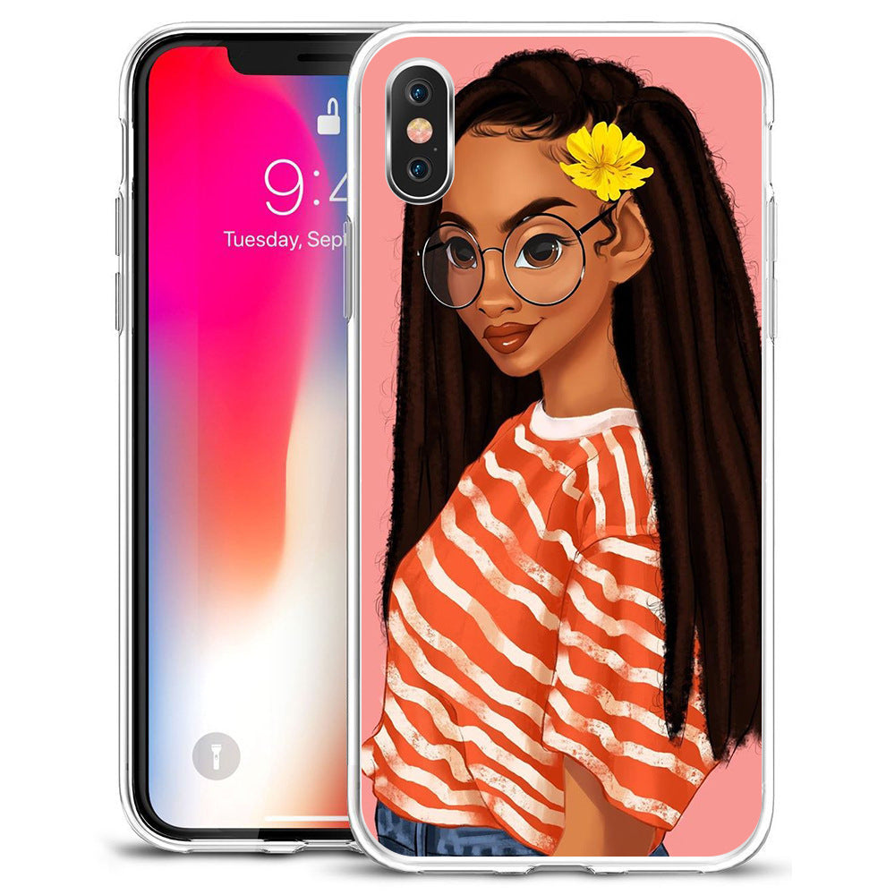 Compatible with Apple , African girl phone case