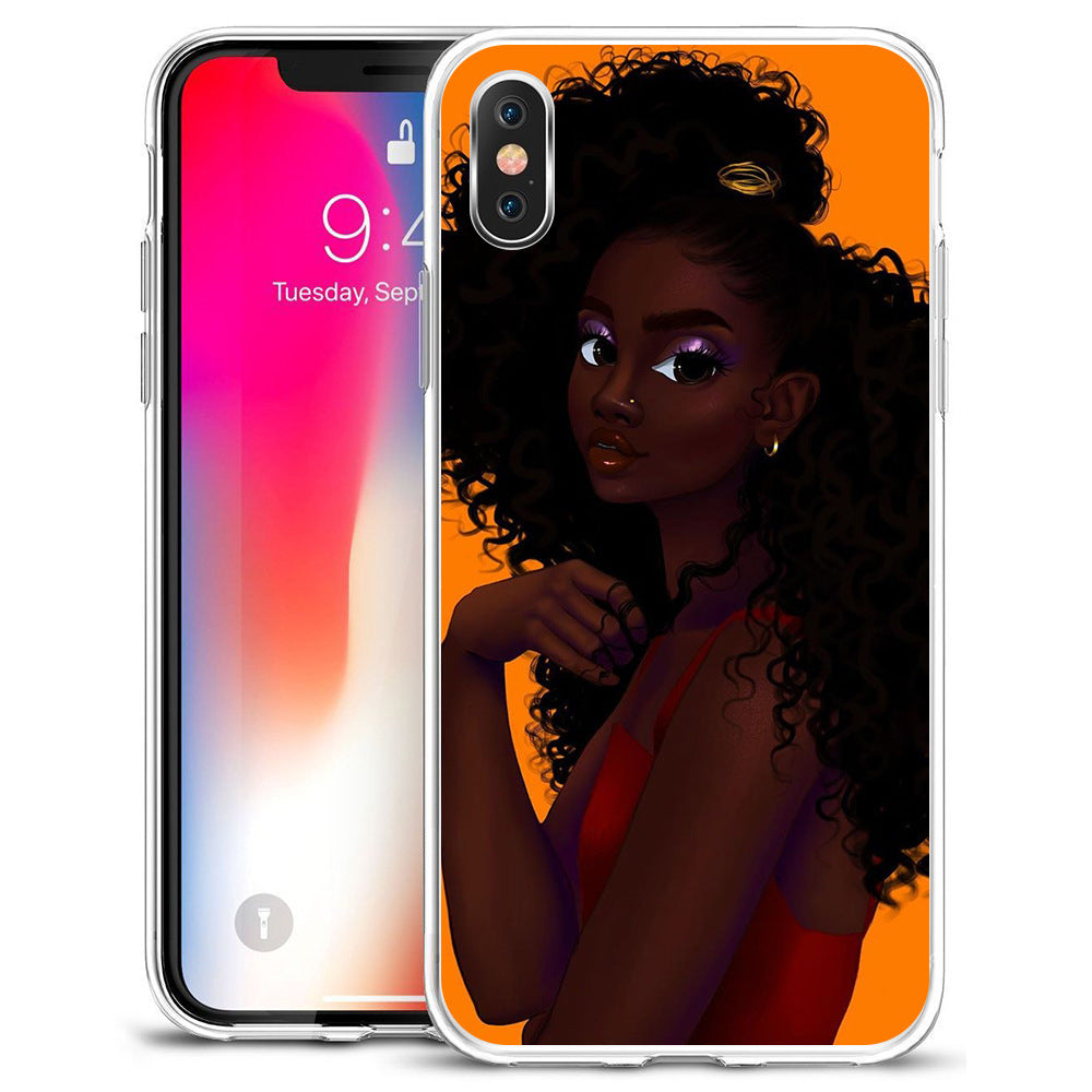 Compatible with Apple , African girl phone case