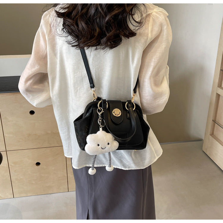 Large Capacity Women's Fashion Solid Color Single-shoulder Bag