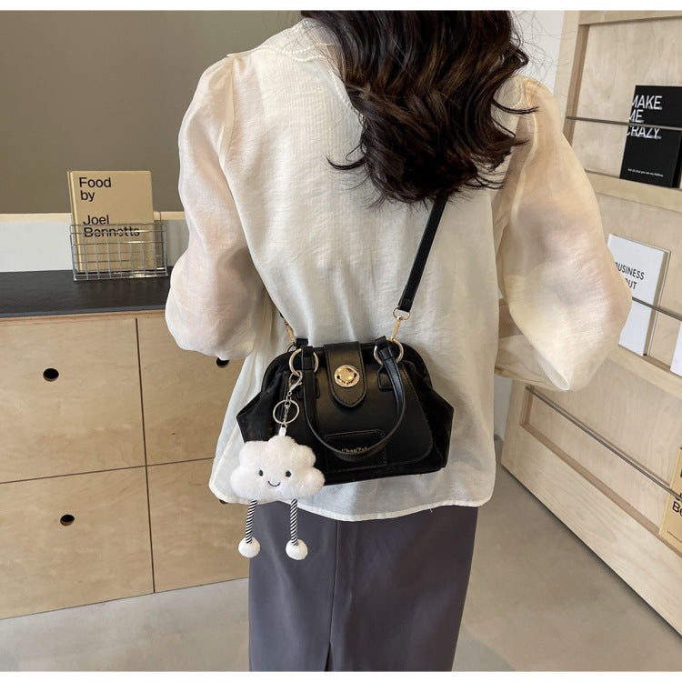Large Capacity Women's Fashion Solid Color Single-shoulder Bag