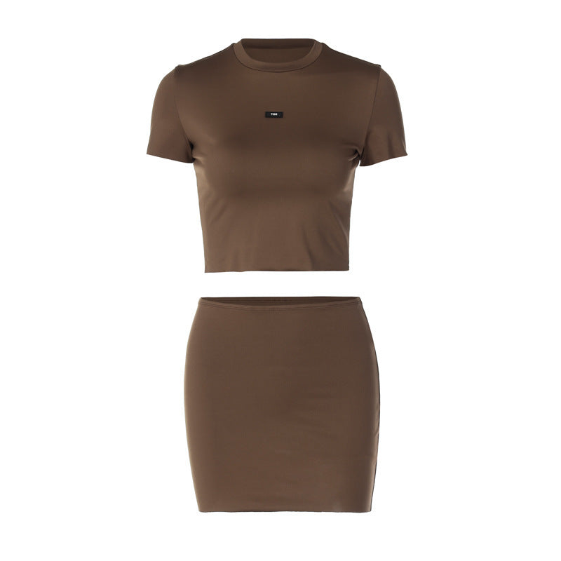 Top Slim Fit Short Skirt Suit