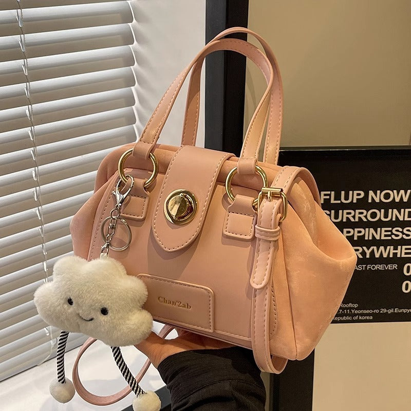 Large Capacity Women's Fashion Solid Color Single-shoulder Bag