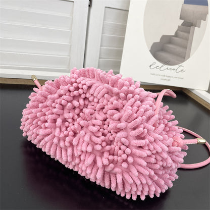 Cute And Fashionable Cotton Candy Handbag Messenger Bag