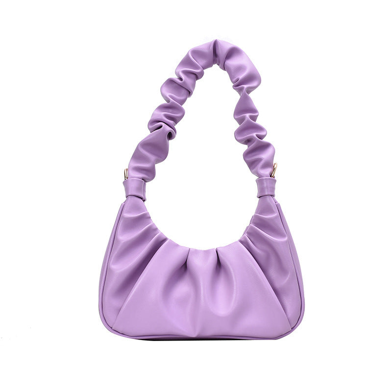 Lightweight And Cute Girly Fashion Fold Cloud Handbag