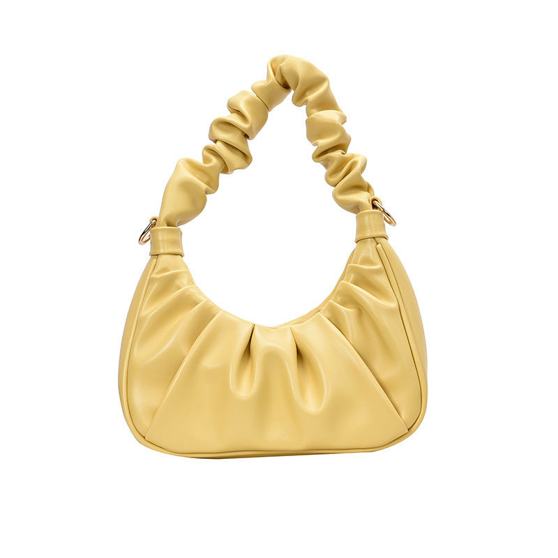 Lightweight And Cute Girly Fashion Fold Cloud Handbag