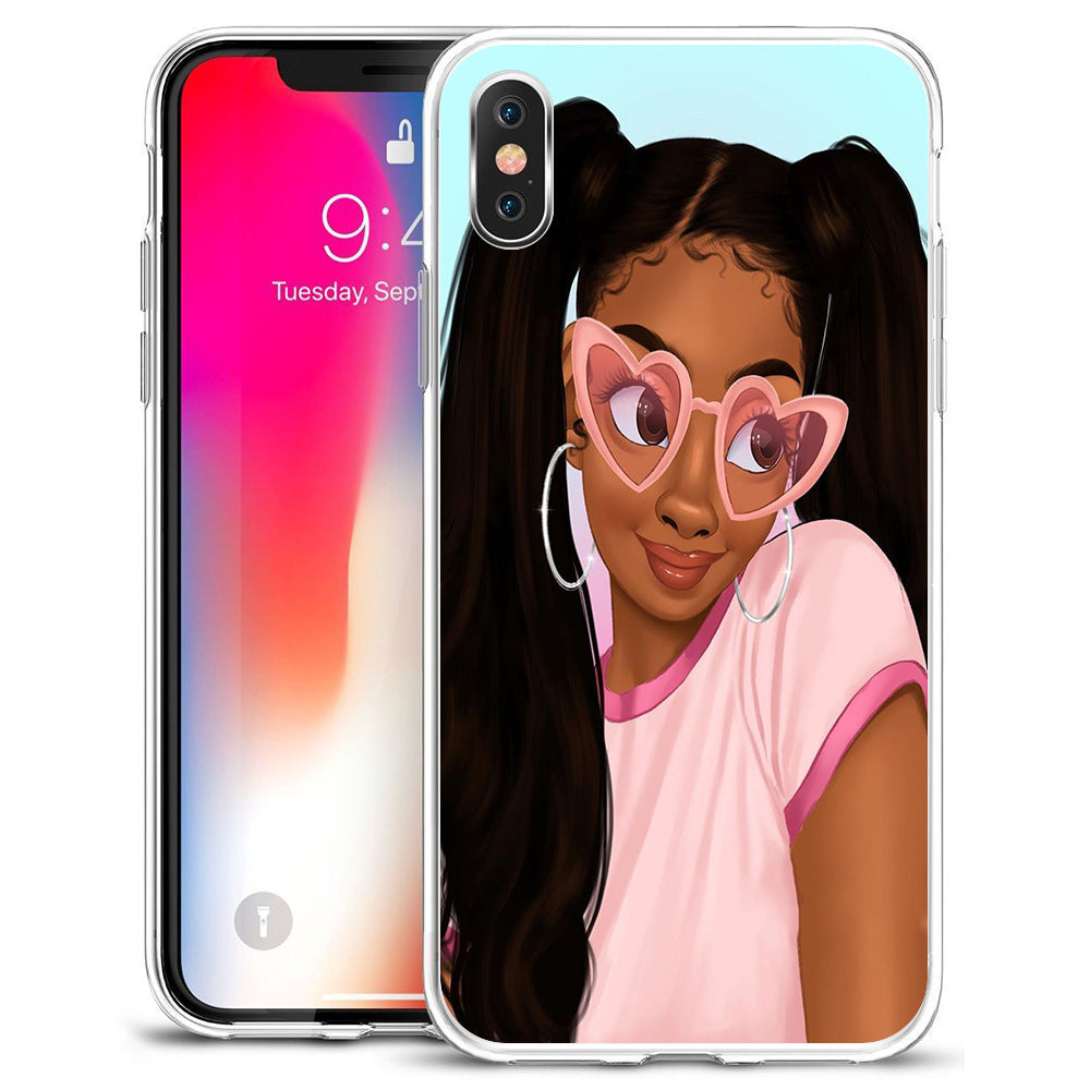 Compatible with Apple , African girl phone case