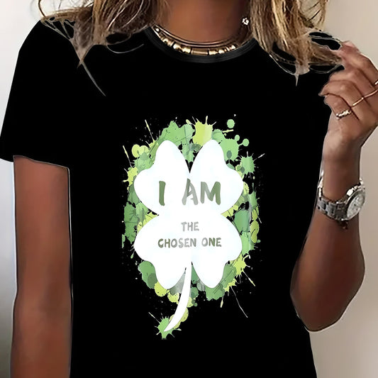 3D Digital Printing Casual Round Neck Short Sleeves