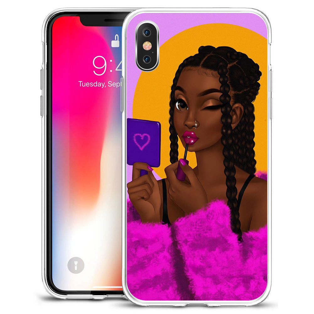 Compatible with Apple , African girl phone case