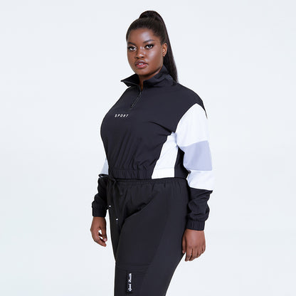 Loose Sports Long-sleeved Tops Spring And Summer Round Neck Workout Clothes