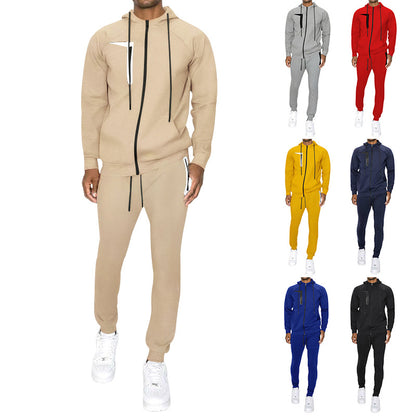 Men's Fashion Casual Exercise Top Pants Suit