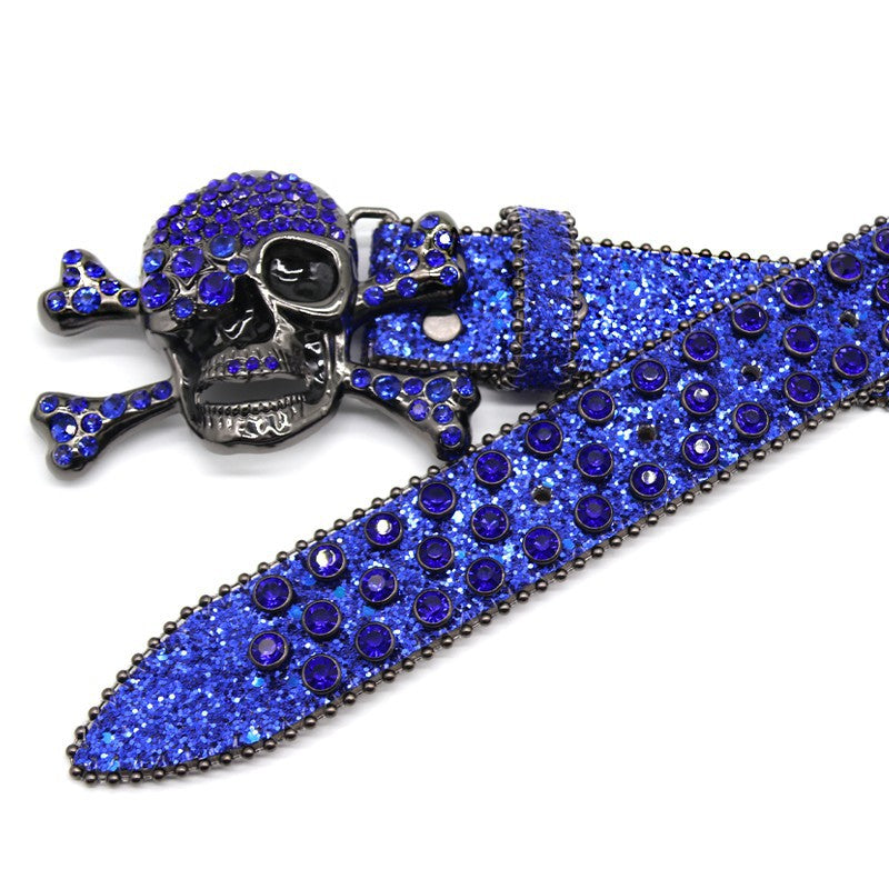 Fashion Personality Male Shining Rhinestone Belt