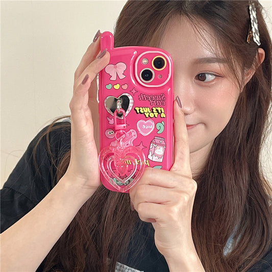 Graffiti Love Pendant Phone Case