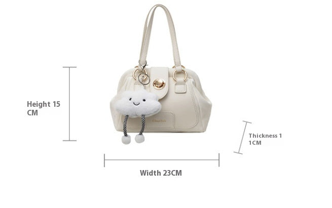 Large Capacity Women's Fashion Solid Color Single-shoulder Bag