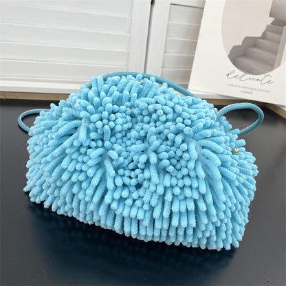 Cute And Fashionable Cotton Candy Handbag Messenger Bag