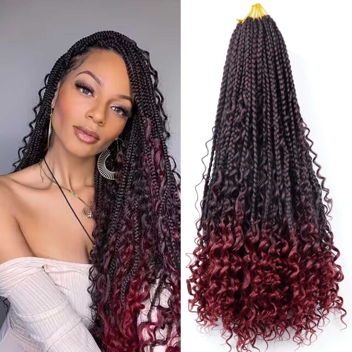 African Wig Woman Elegant Braids