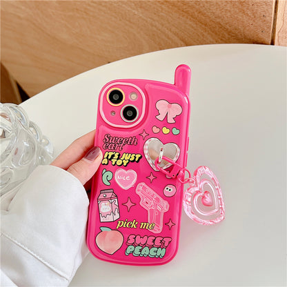 Graffiti Love Pendant Phone Case