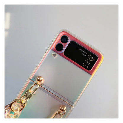 Folding Screen Phone Case Transparent Laser